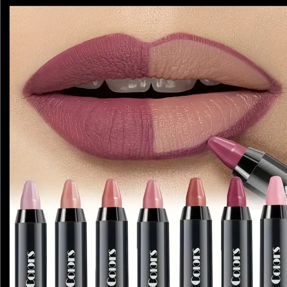 Matte Lipstick Set - Red, Pink, Brown Shades - Picture 2 of 13